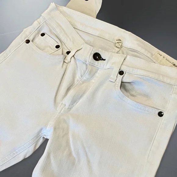 πHPπNWT RAG & BONE Tomboy Skinny Mid-rise Jeans, 28 - Picture 6 of 16